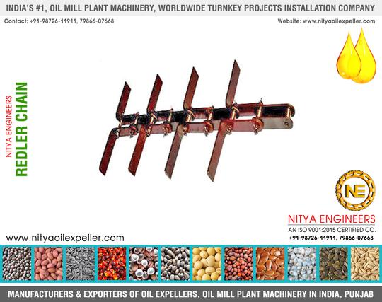Redler Chain Manufacturers Exporters in India Punjab +91-9872611911, +91-7986607668, +91-9815022911 https://www.nityaoilexpeller.com