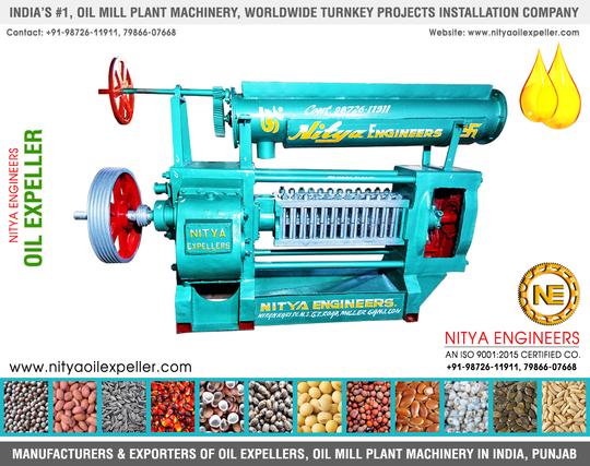 Oil Plant Expeller Manufacturers Exporters in India Punjab +91-9872611911, +91-7986607668, +91-9815022911 https://www.nityaoilexpeller.com