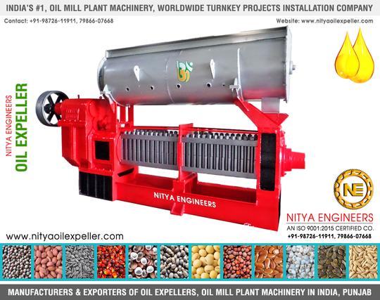 Sunflower Oil Expeller Machine Manufacturers Exporters in India Punjab +91-9872611911, +91-7986607668, +91-9815022911 https://www.nityaoilexpeller.com